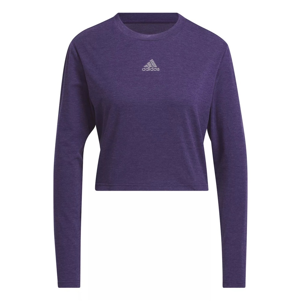 Adidas Women's Purple Crop Top